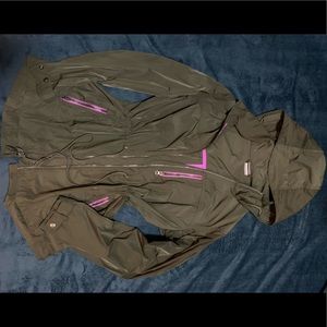 Womens Columbia military style windbreaker jacket